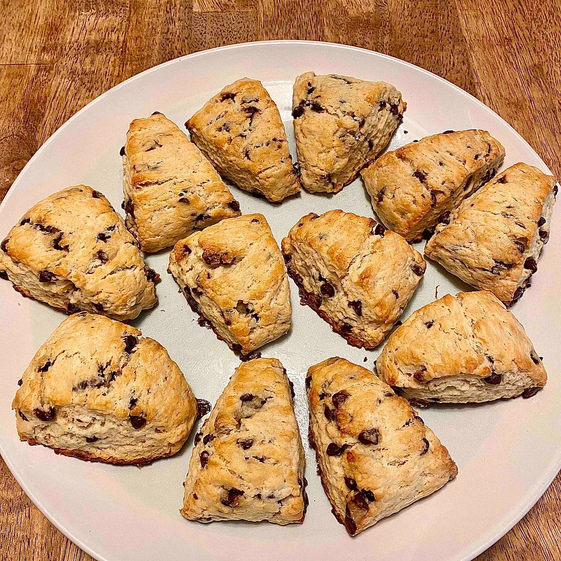 Mrs Jeter’s Chocolate Chip Scones