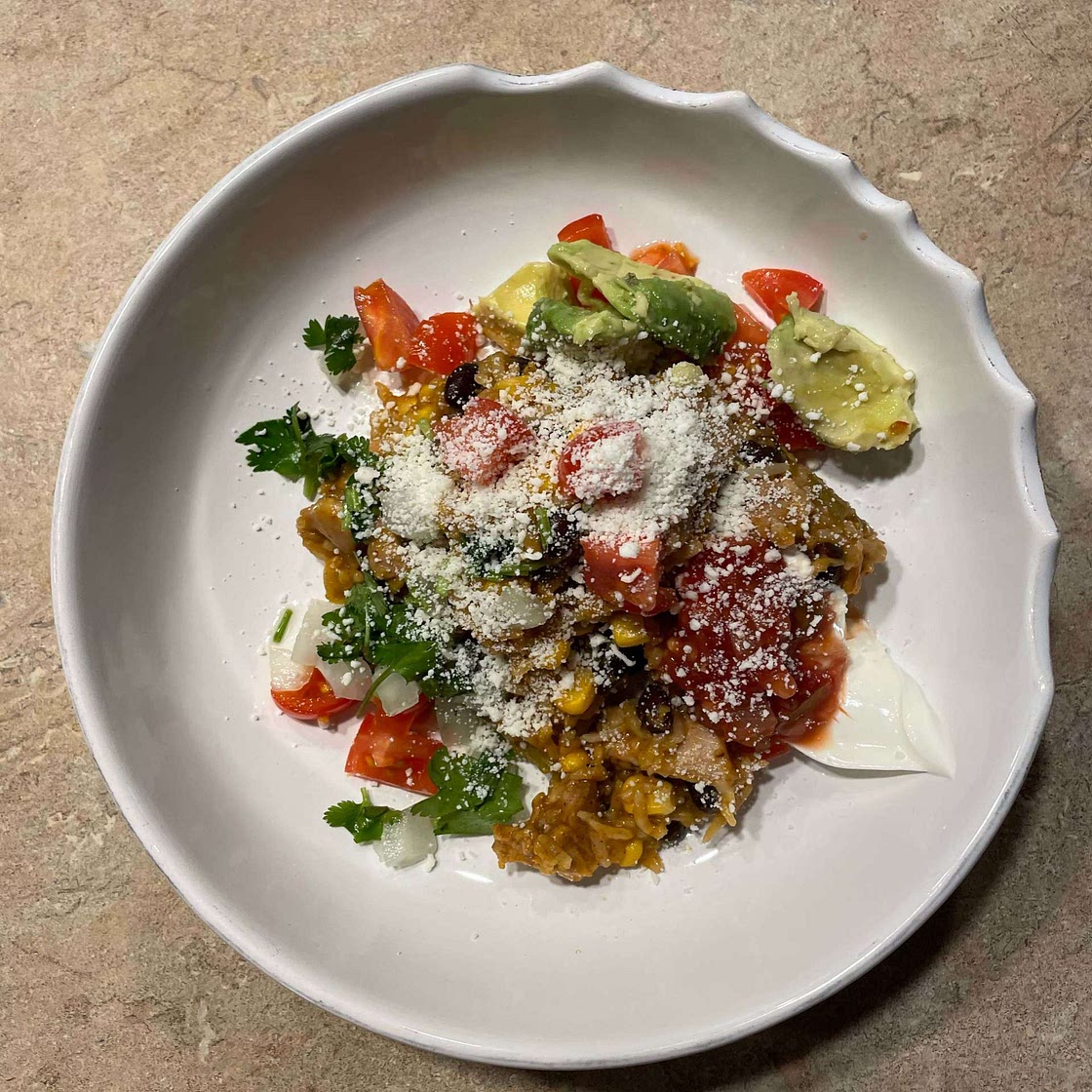 Instant Pot 20 Minute Chicken Burrito Bowls