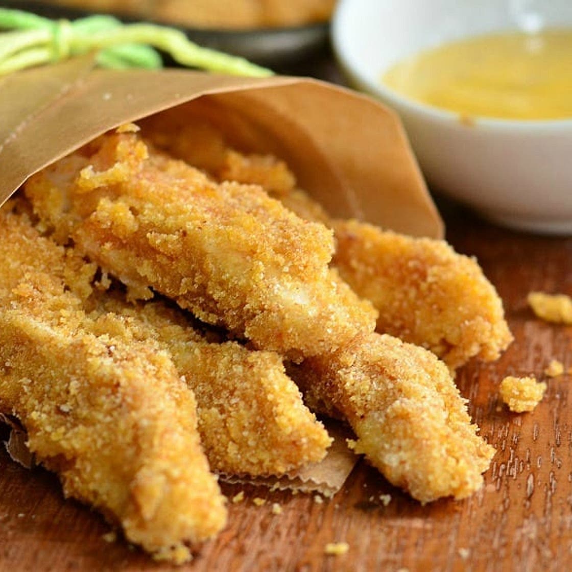 Easy Honey Mustard Baked Chicken Fries