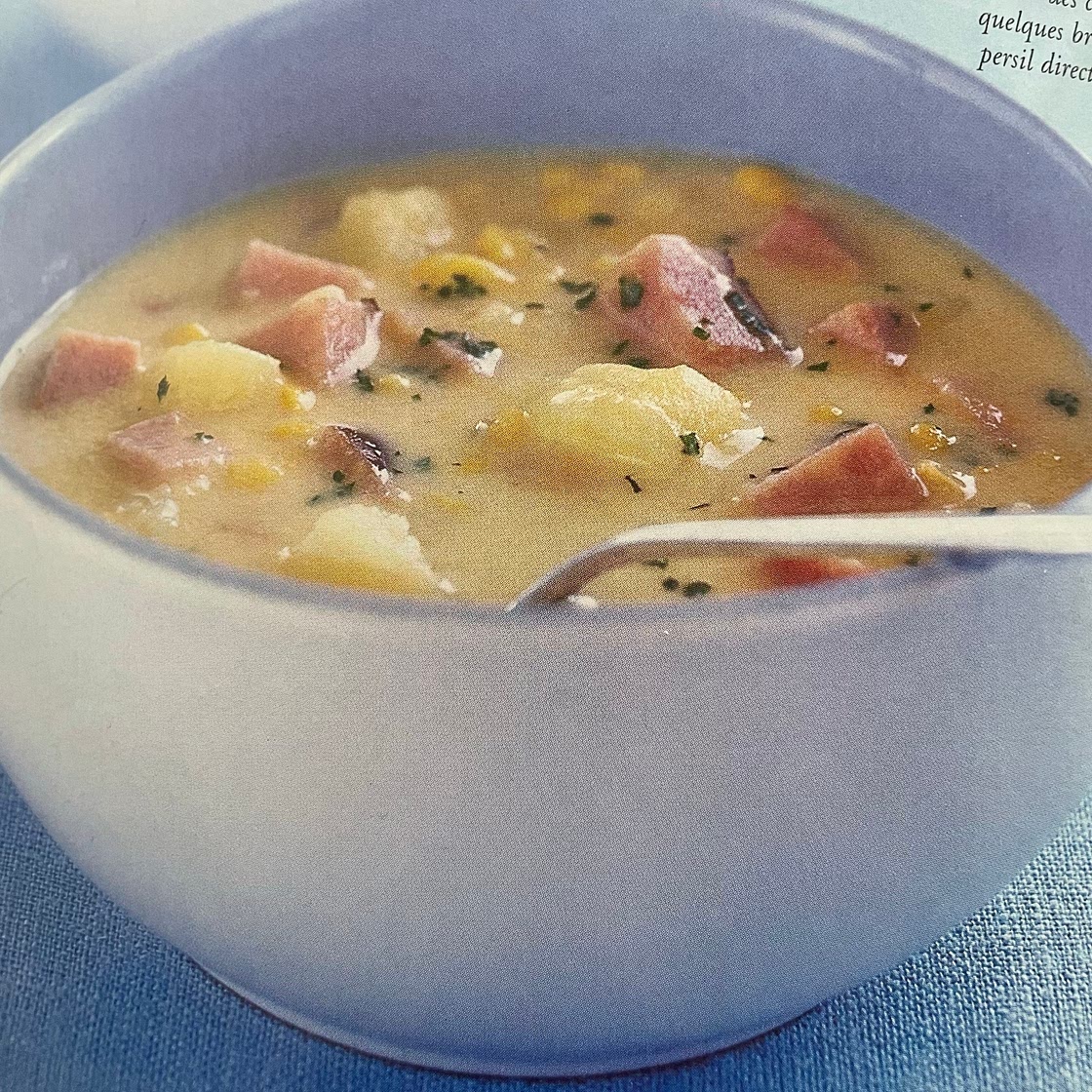 Chaudrée de jambon et maïs