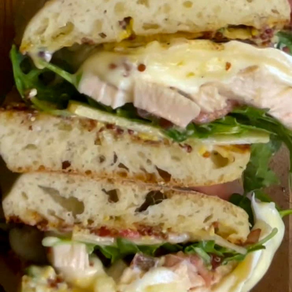 Chicken, Brie and Apple Baguette 