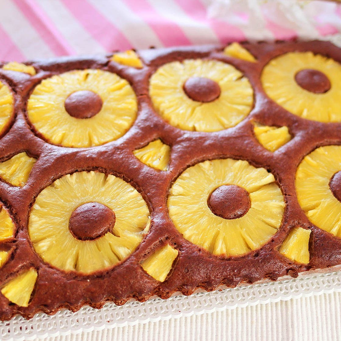 TORTA DOLCEZZA ALL'ANANAS AL CIOCCOLATO