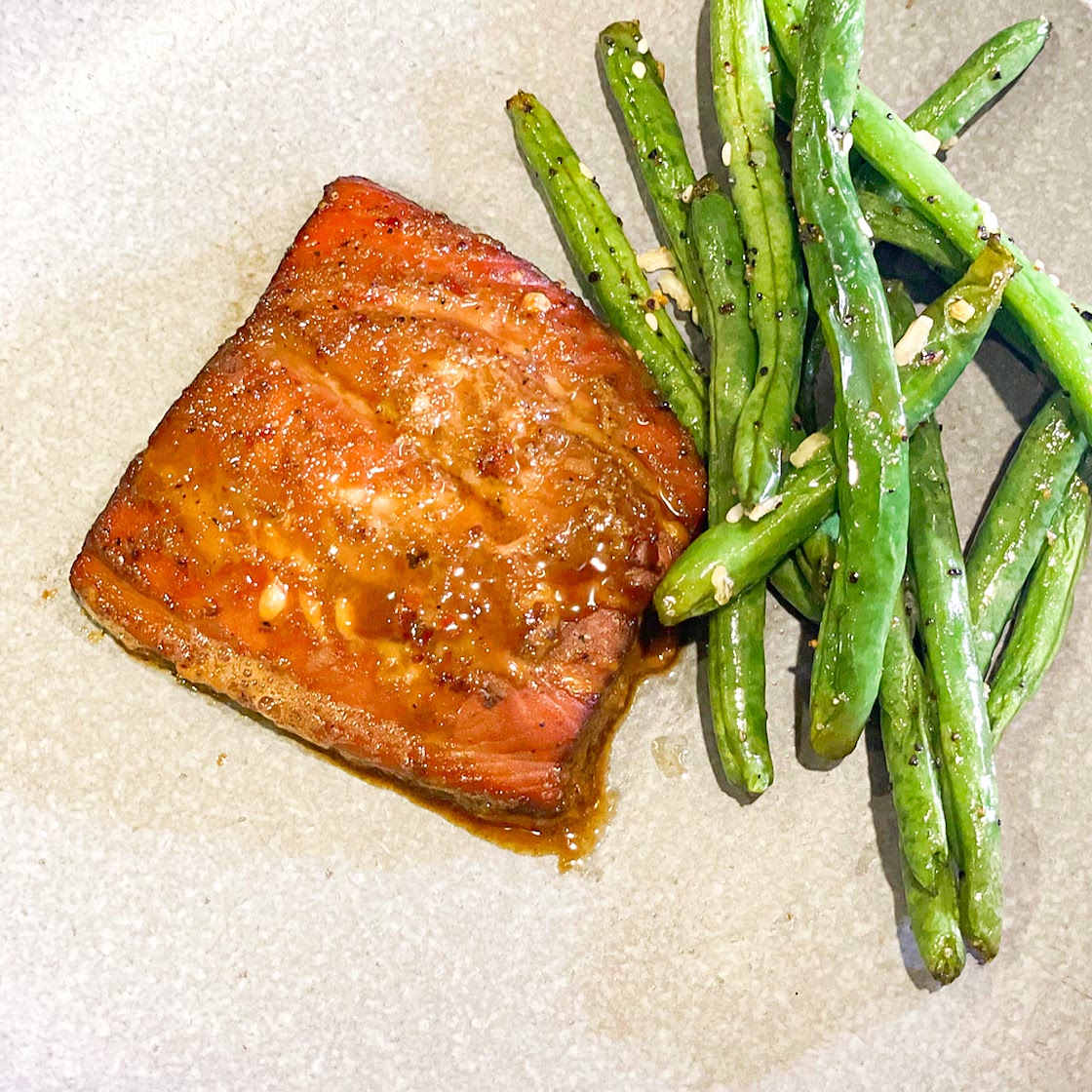 Marinated Air Fryer Salmon