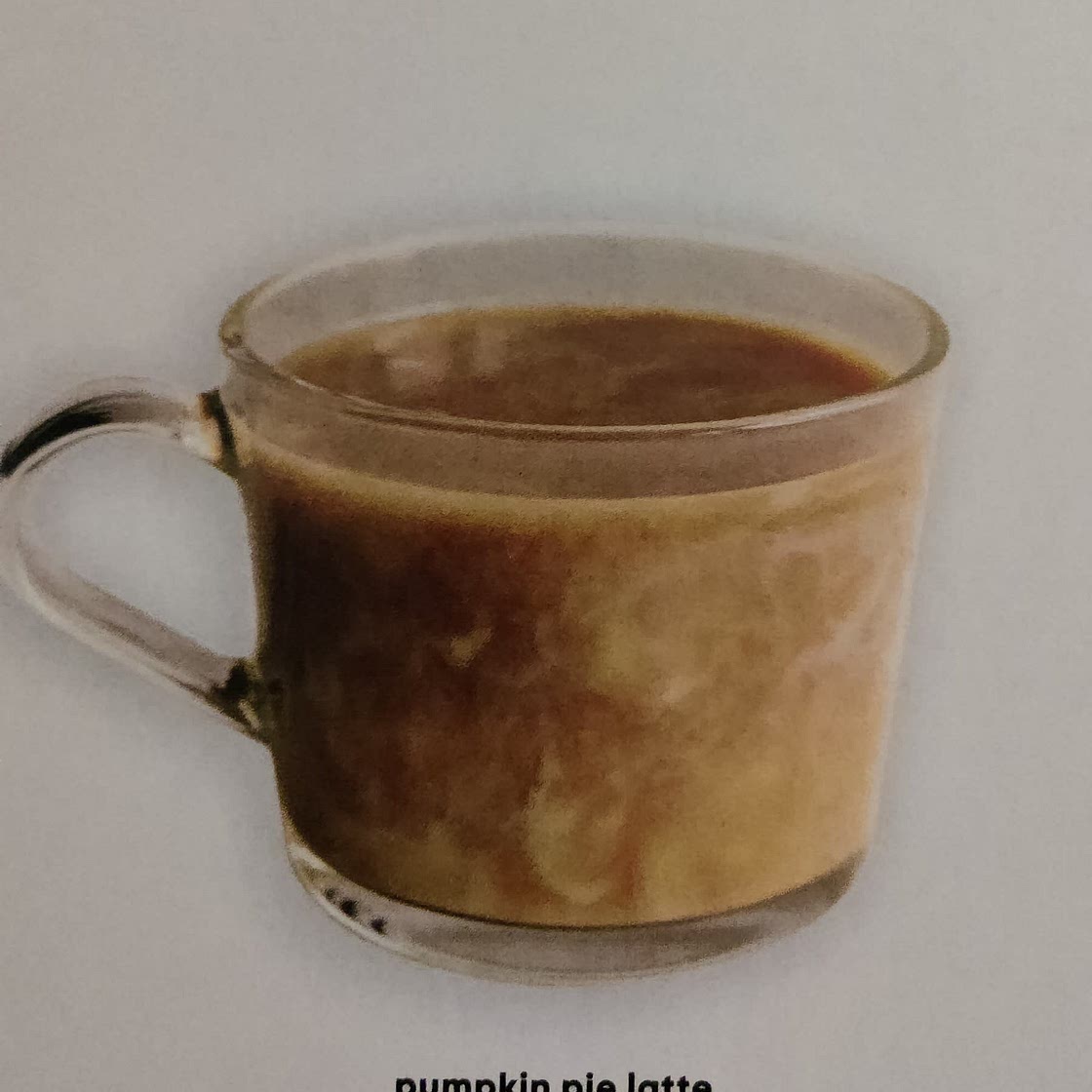 Pumpkin pie Latte pg. 273