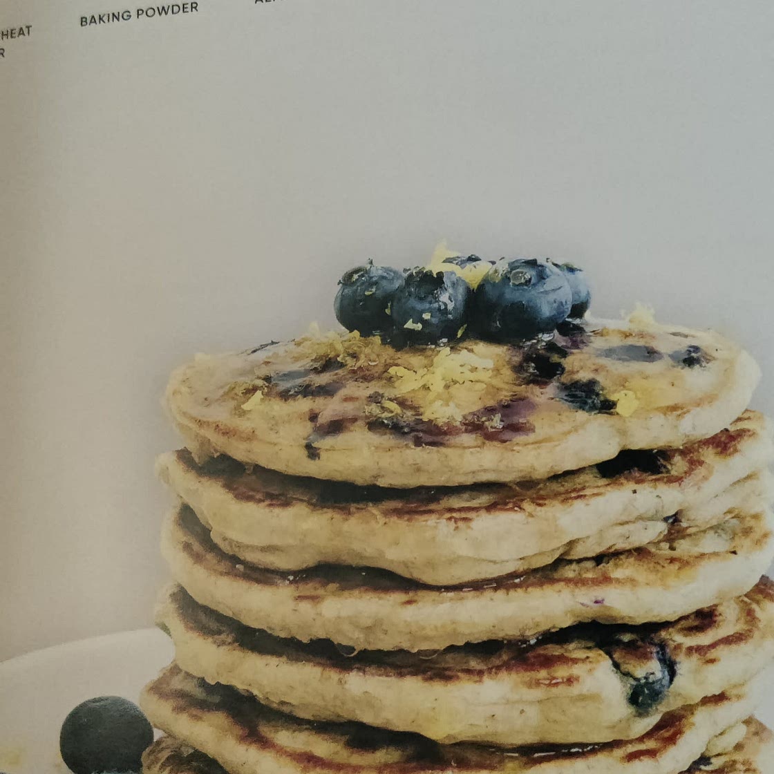 Blueberry Lemon Pancakes pg. 48