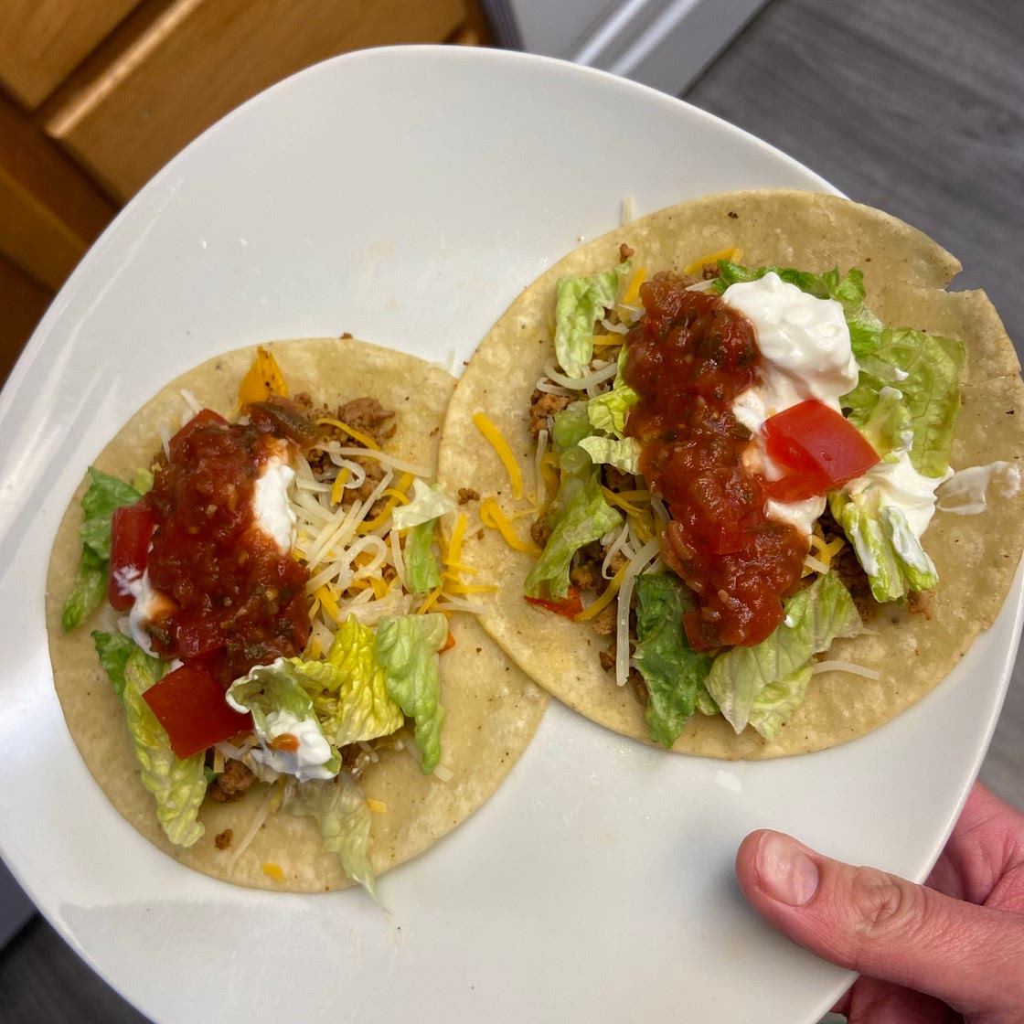 Ground turkey tacos 