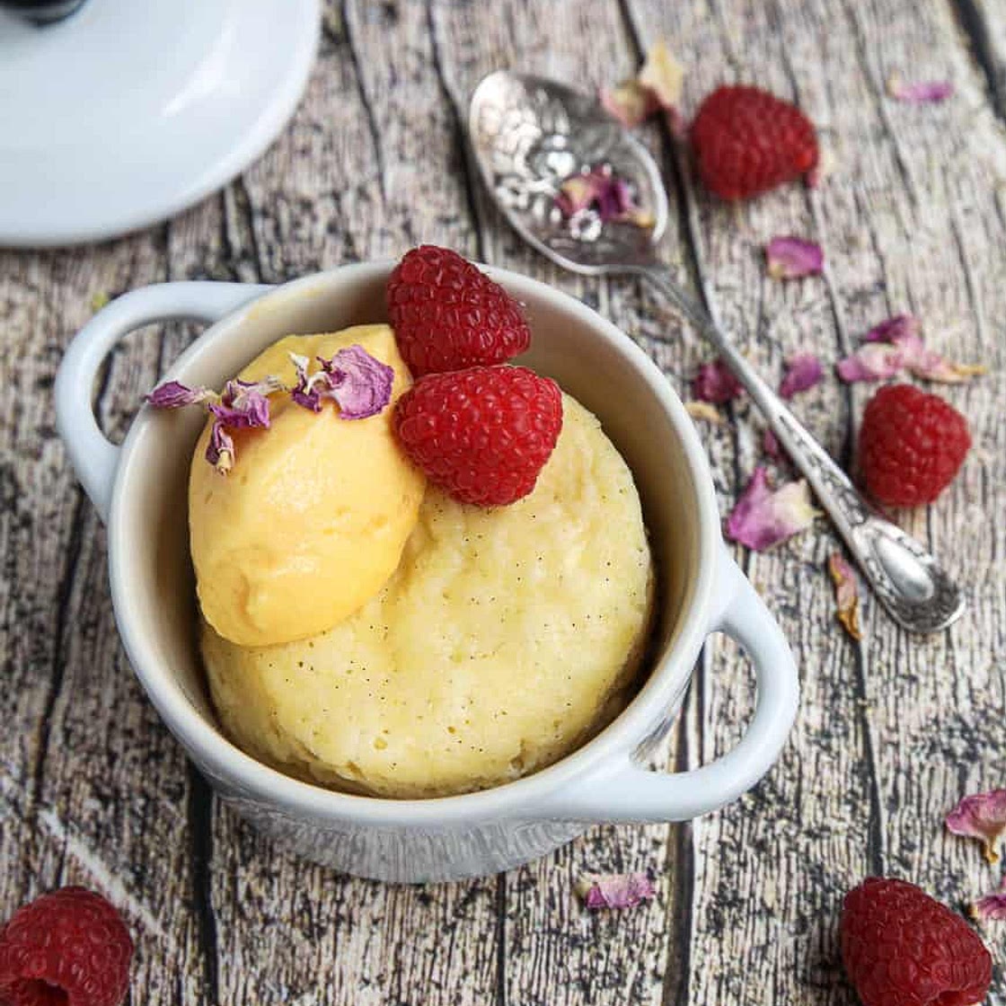 Keto Vanilla Mug Cake