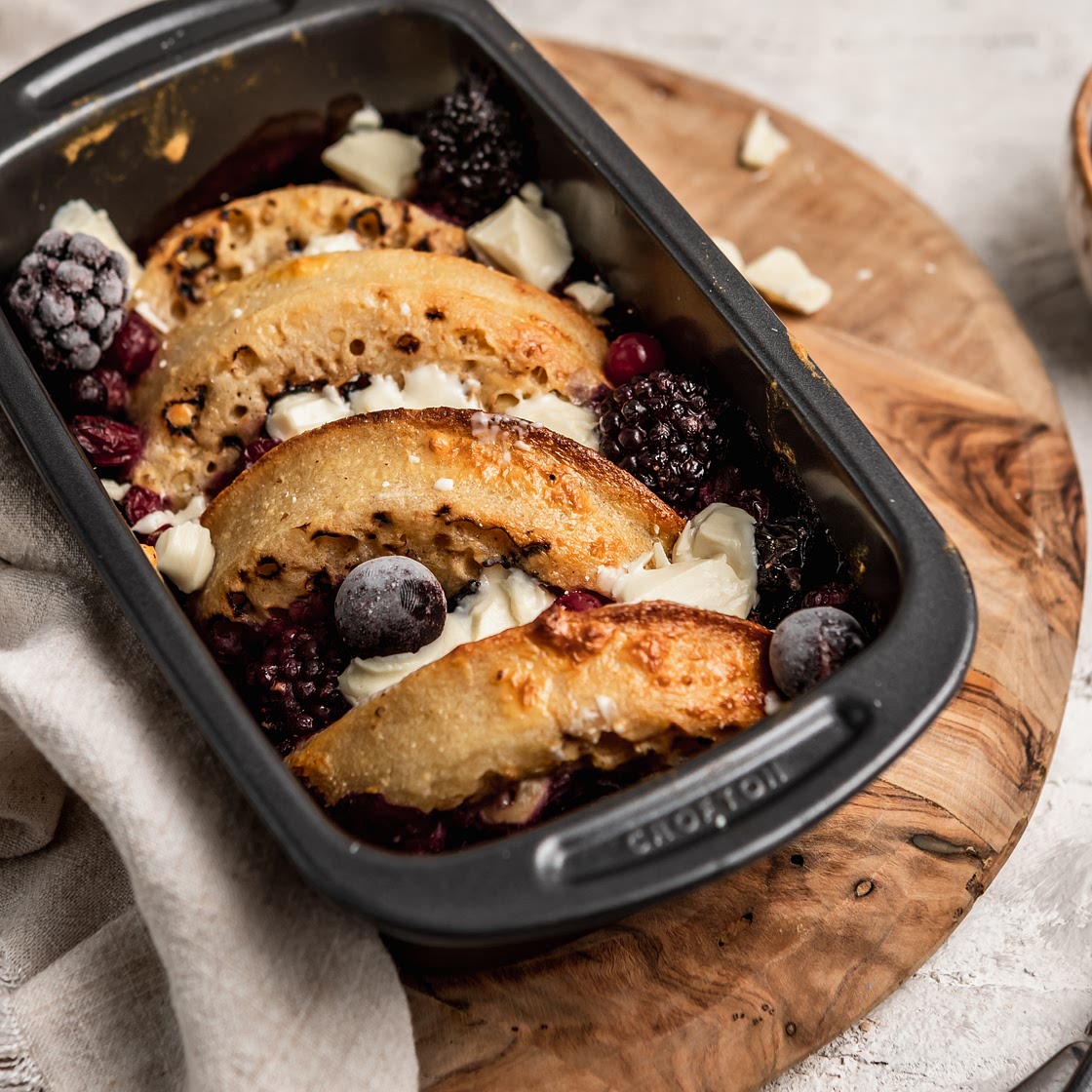 Baked Vanilla Protein Crumpets