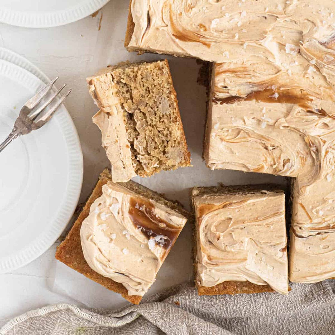 Fluffy Banana Cake