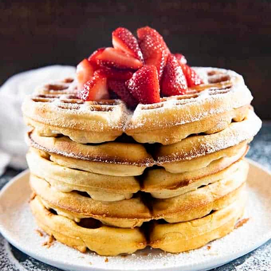 Homemade Belgian Waffle Recipe