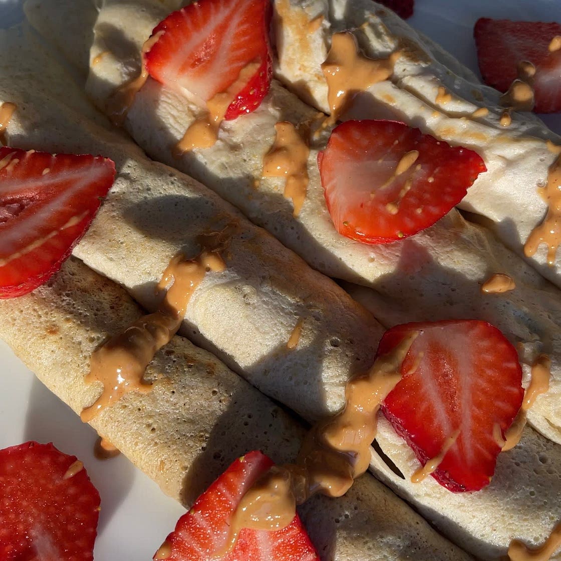 High protein crepes 