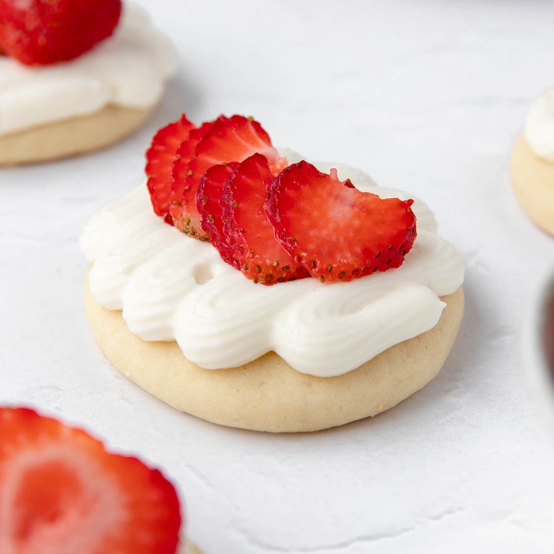 to all the boys strawberry shortcake cookies