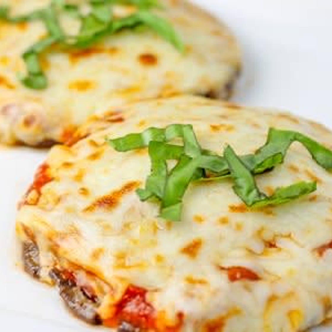 Personal Portobello Mushroom Pizzas