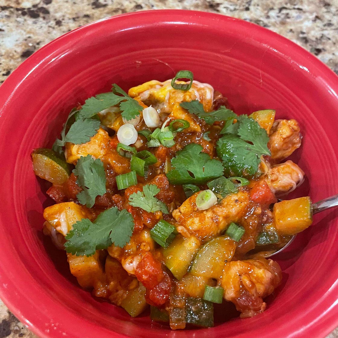 Tex Mex Chicken and Zucchini