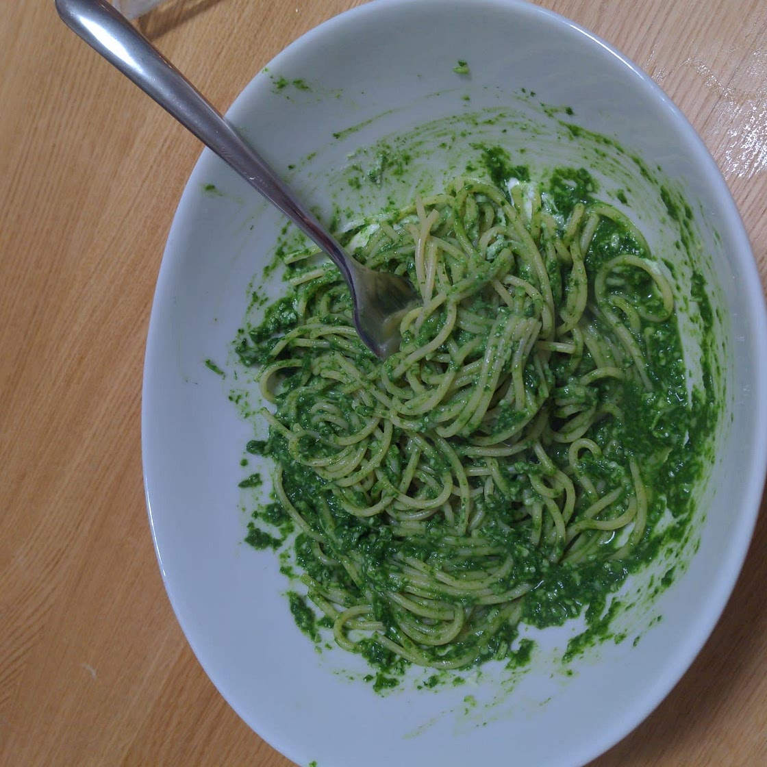 Super green spaghetti