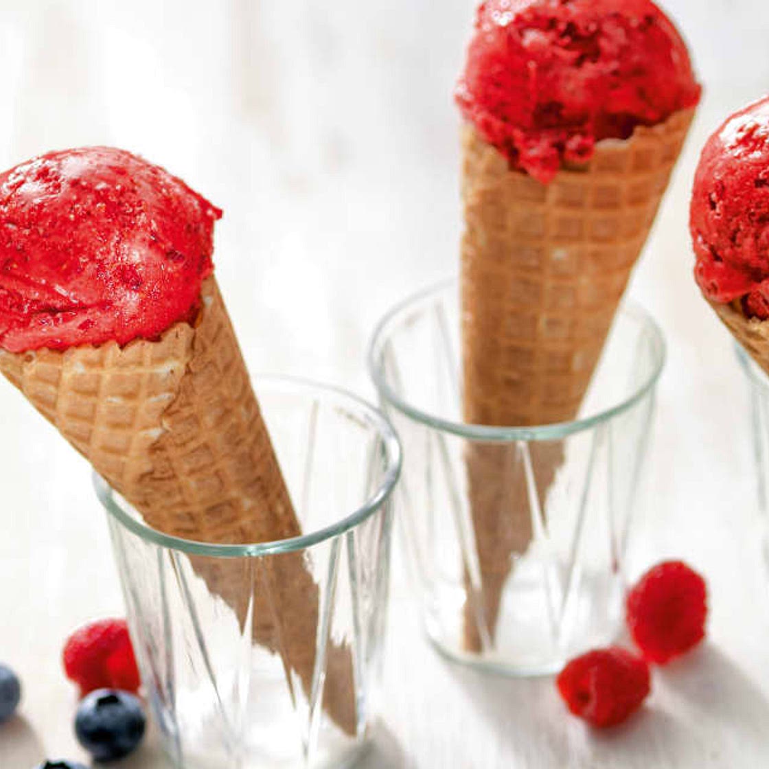 Fruit ice cream