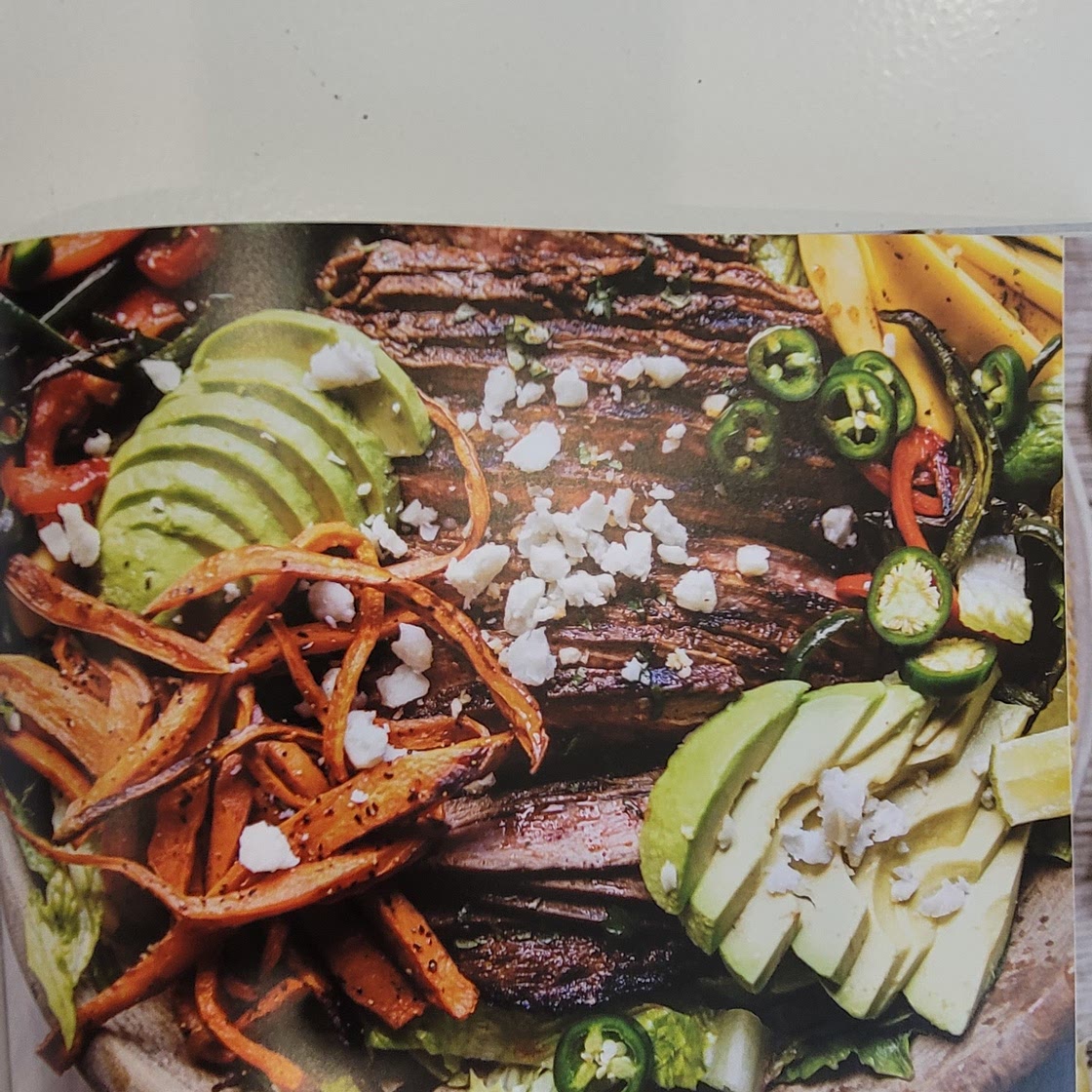 Steak Fajita and Sweet Potato Fry Salad