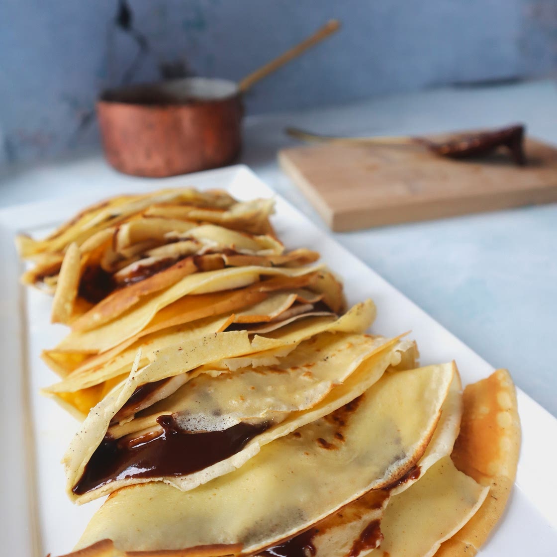 Nutella & Banana Crepes