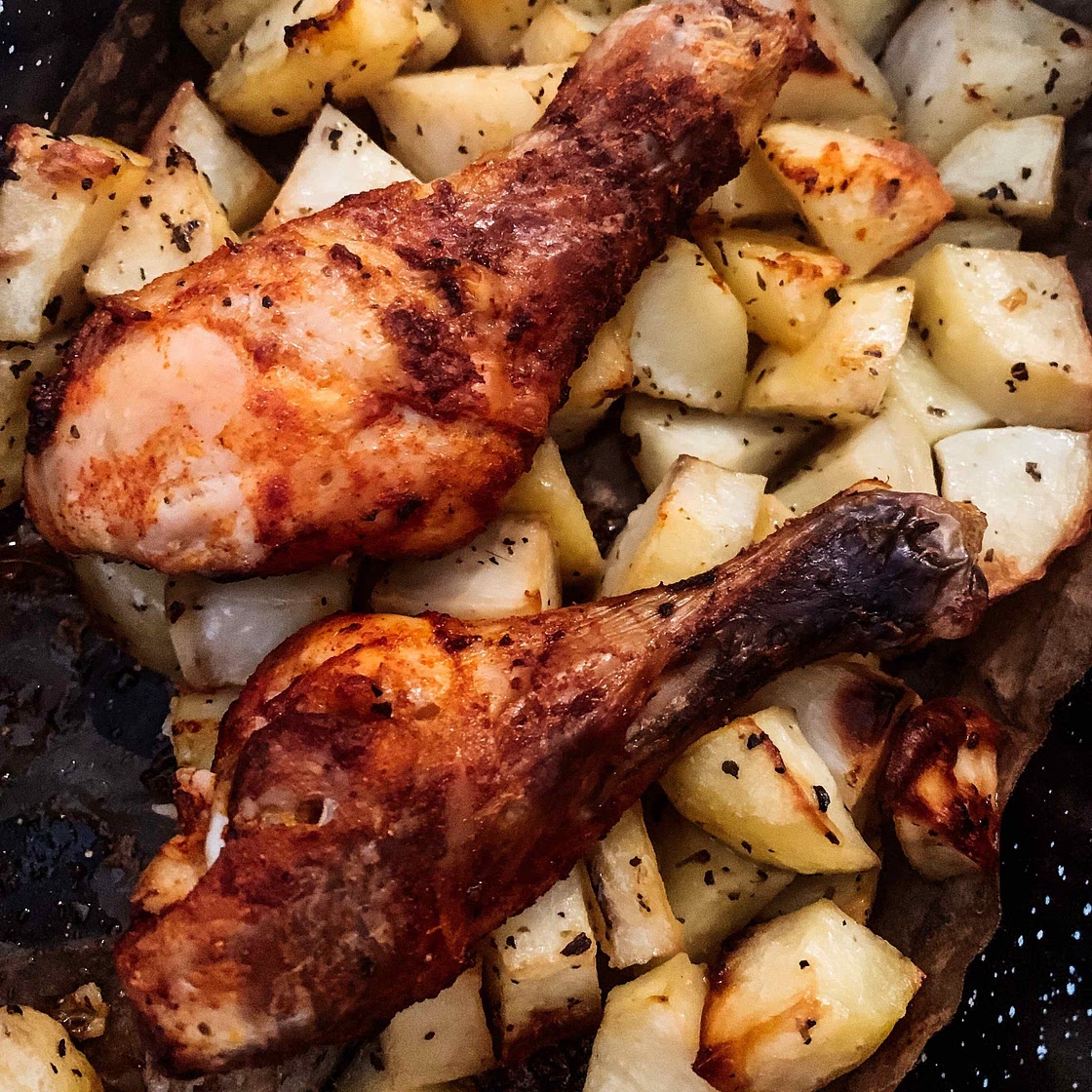 Oven Roasted BBQ Chicken Legs