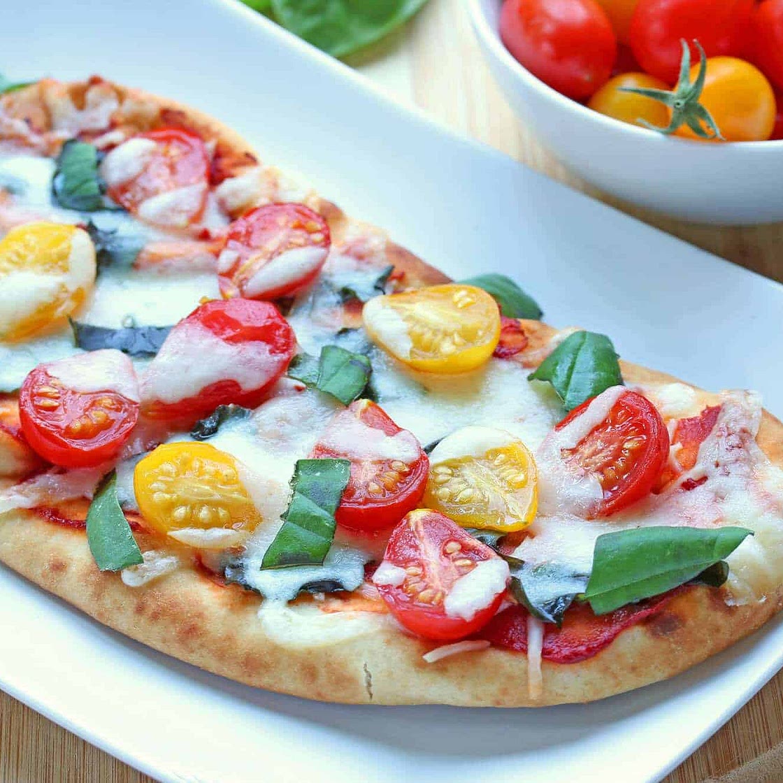 10-Minute Margherita Flatbreads