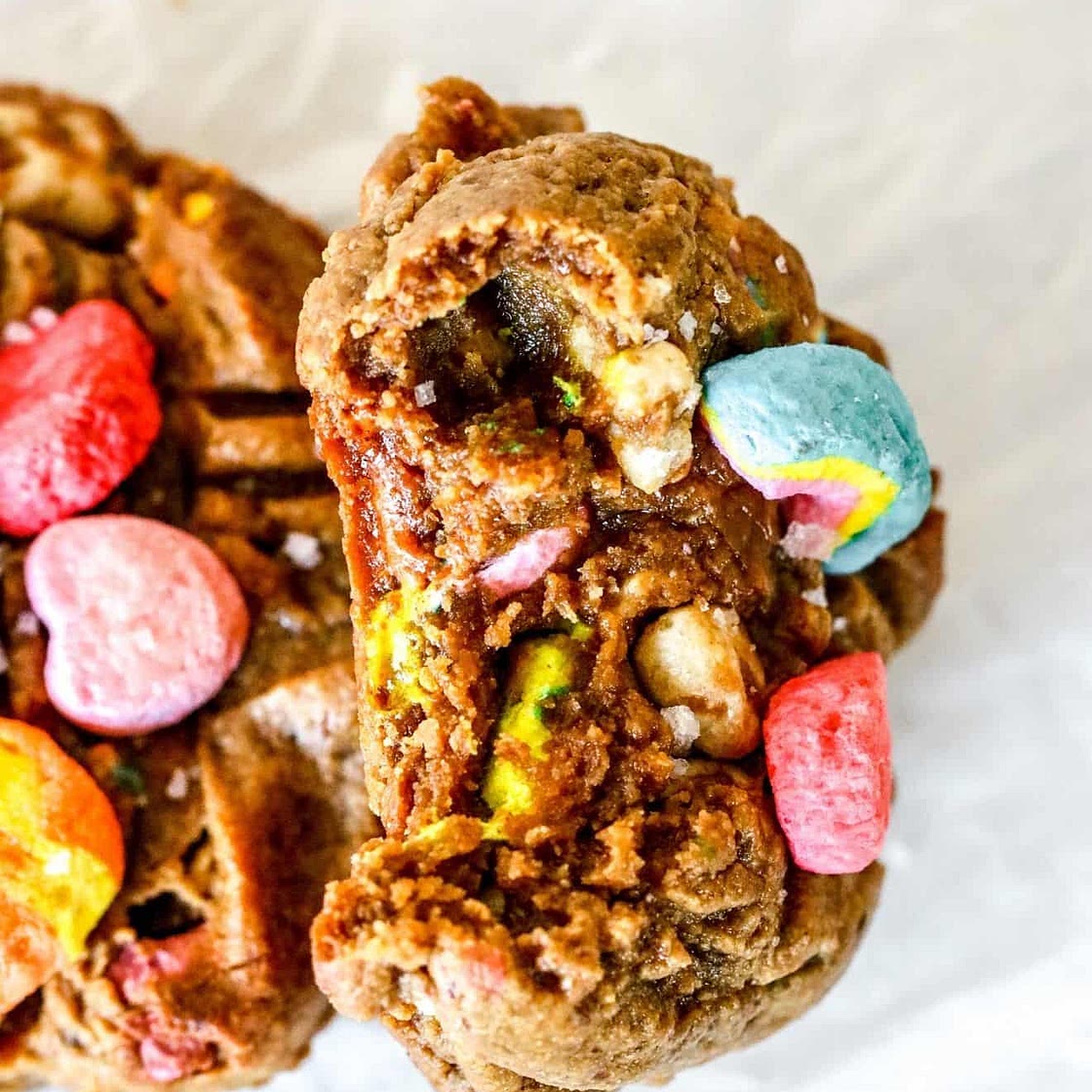 Peanut Butter Lucky Charms Cookies
