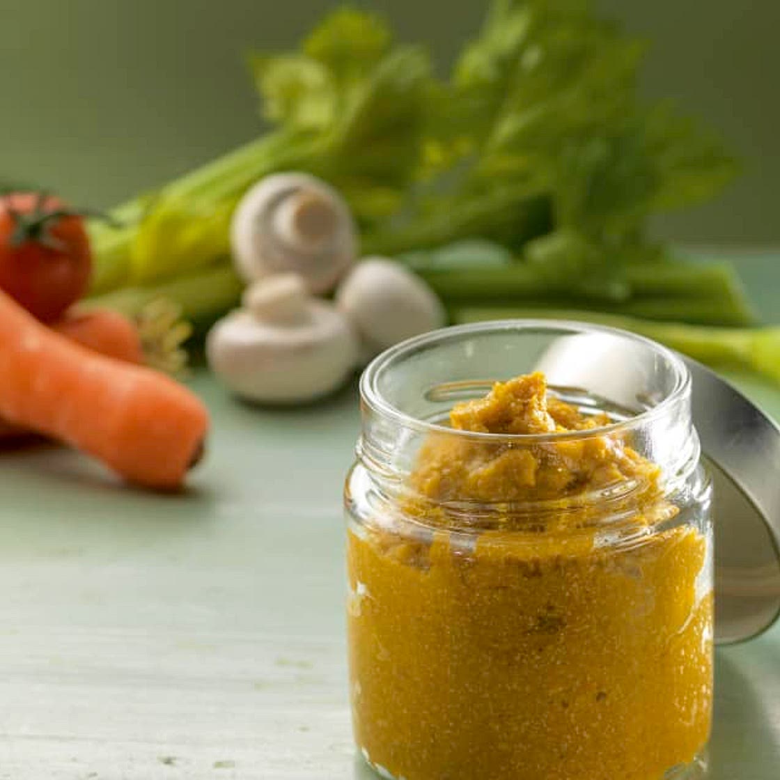 Vegetable stock paste
