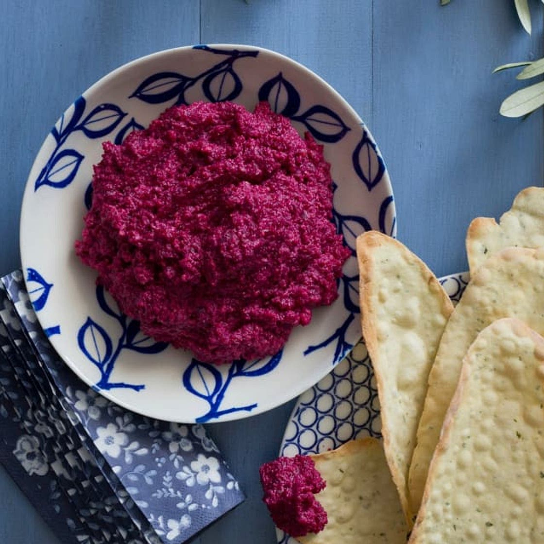 Beetroot, Parmesan and cashew dip