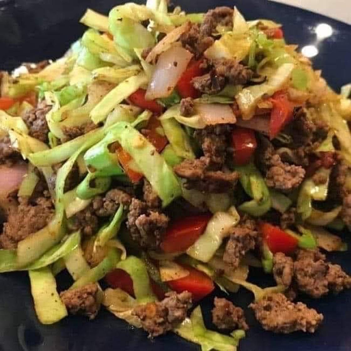 Beef Cabbage Stir fry