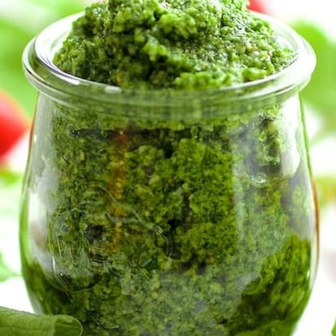 Radish Greens Pesto