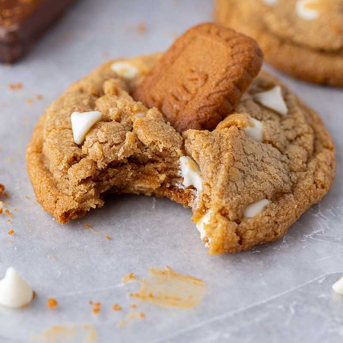 Crumbl 🙀  Biscoff©️ White Chip Cookies 