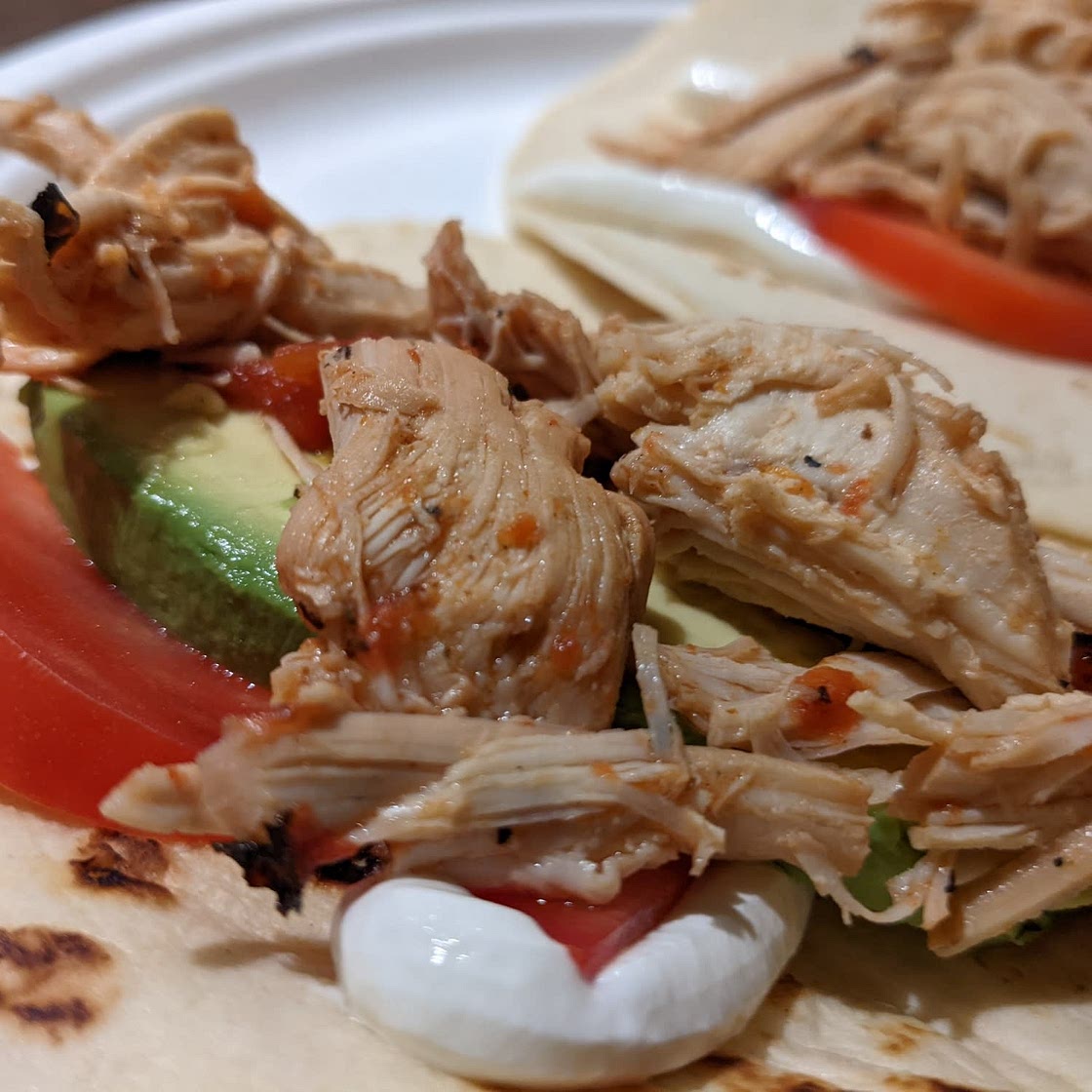 Instant Pot Spicy Chicken Tacos