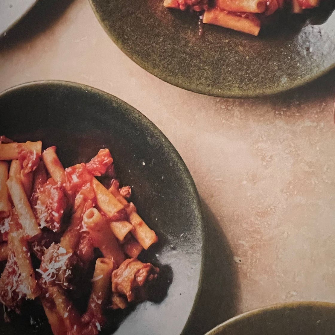 Speedy Sunday Gravy with Ziti