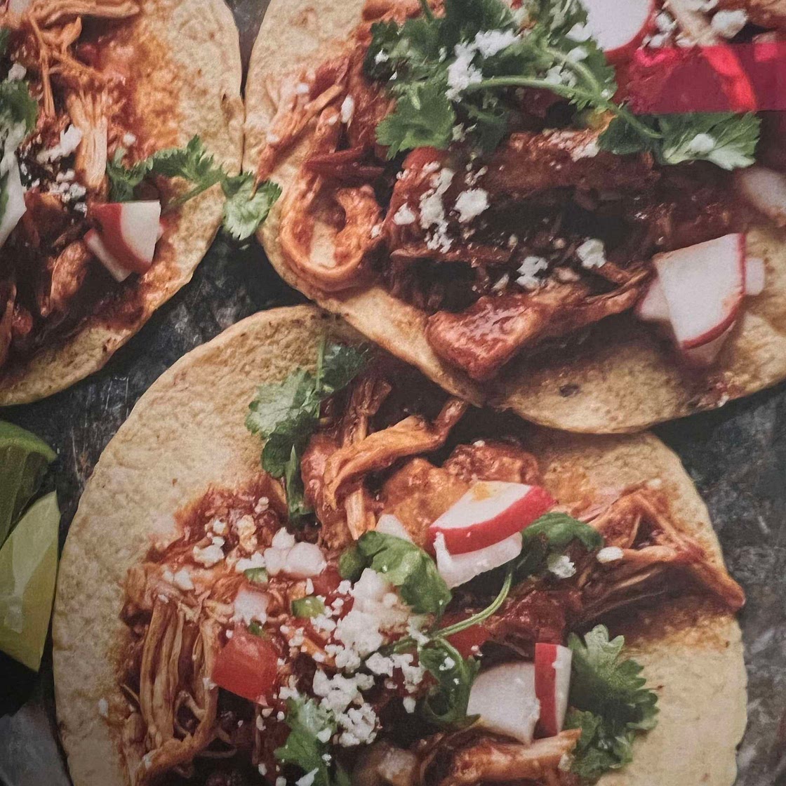 Pressure Cooker Chicken Tacos