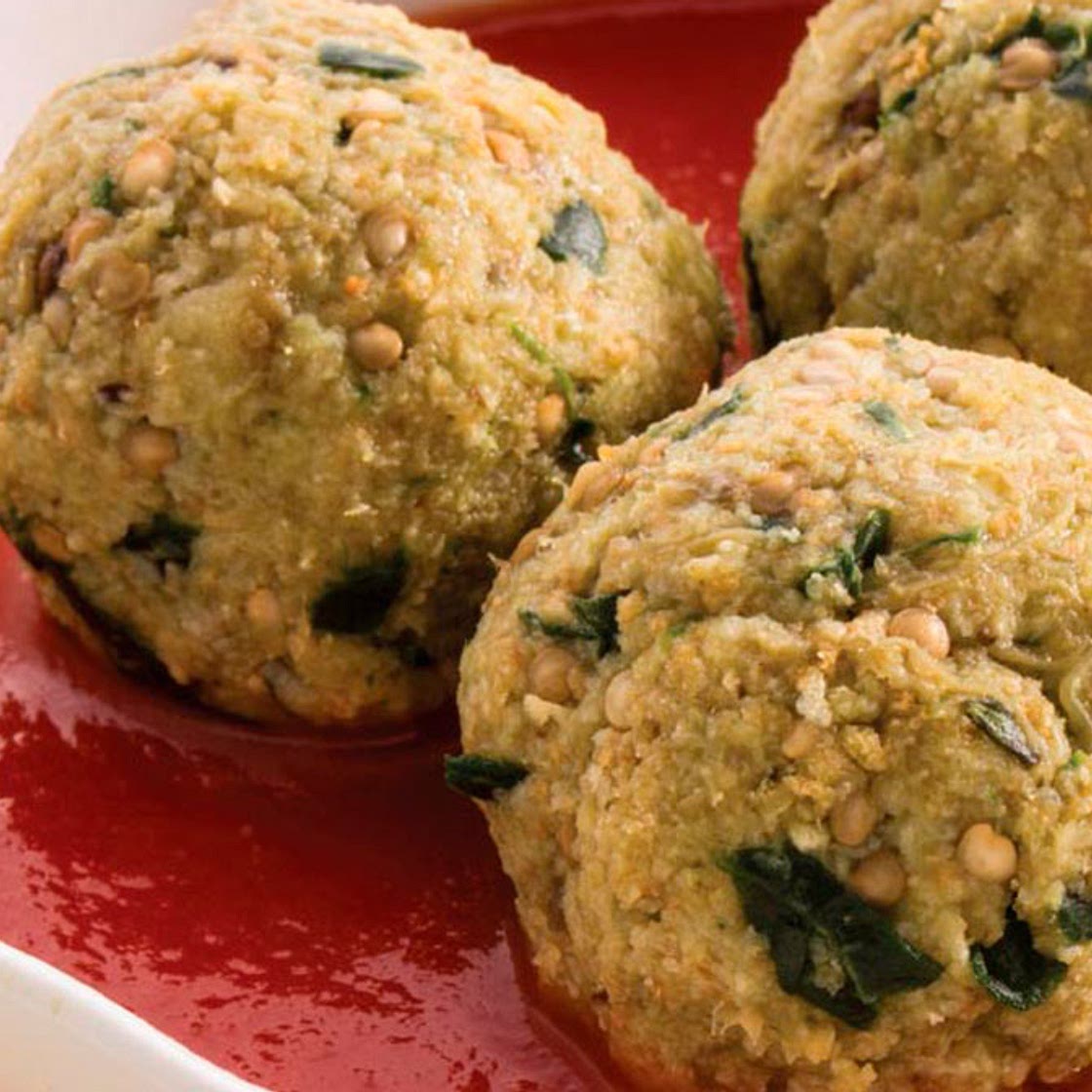 Albóndigas vegetarianas de berenjena