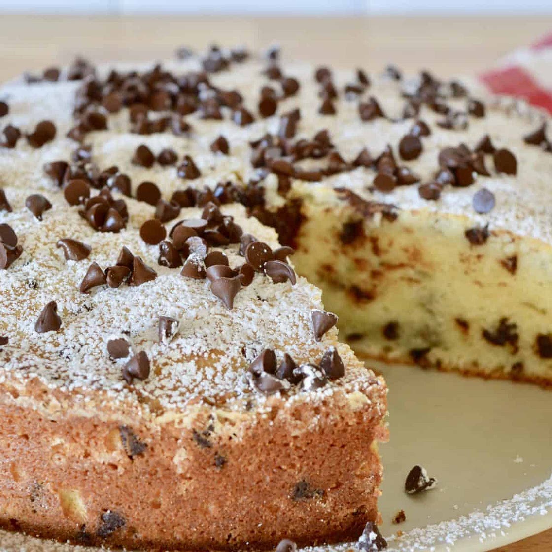 Chocolate Chip Ricotta Cake