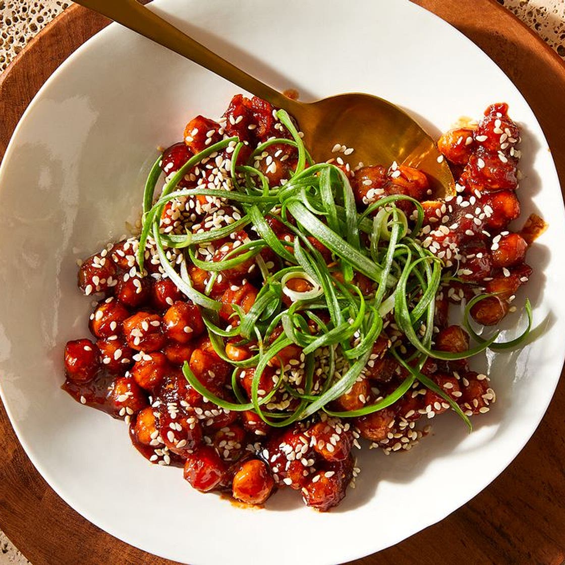 Crispy Yangnyeom Chickpeas With Caramelized Honey From Eric Kim