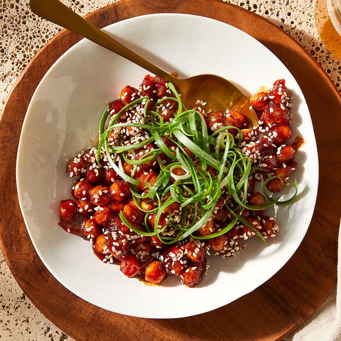 Crispy Yangnyeom Chickpeas With Caramelized Honey From Eric Kim