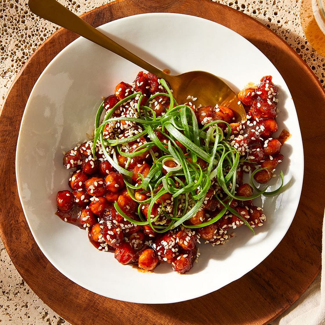 Crispy Yangnyeom Chickpeas With Caramelized Honey From Eric Kim