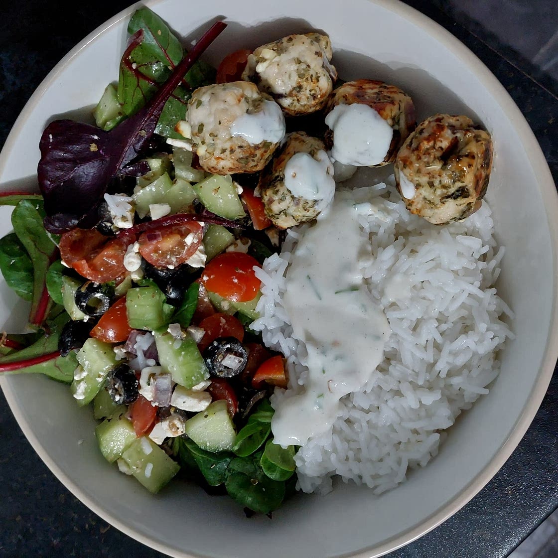 Greek Chicken Meatballs