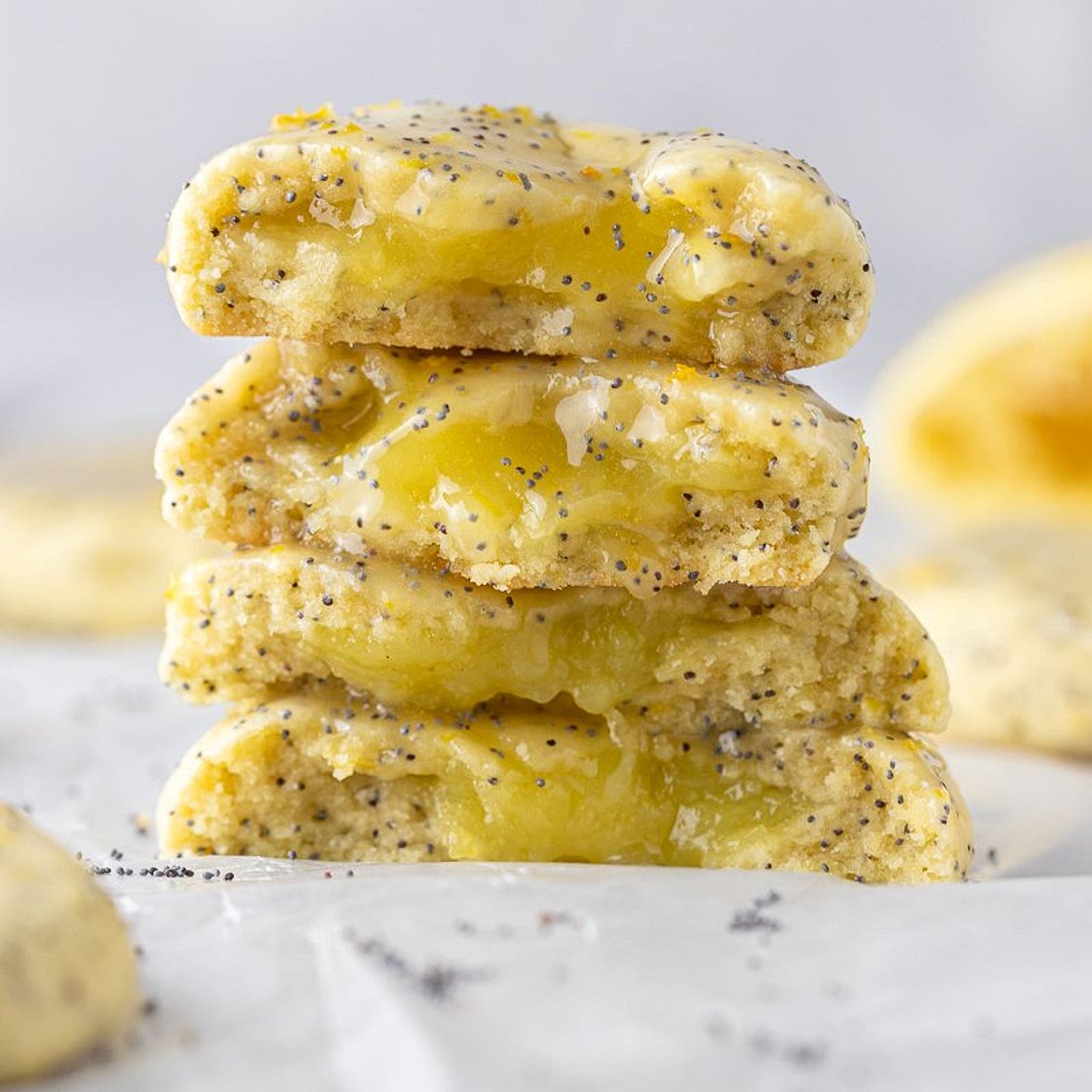 Crumbl 🙀  Lemon Poppy Seed Cookies