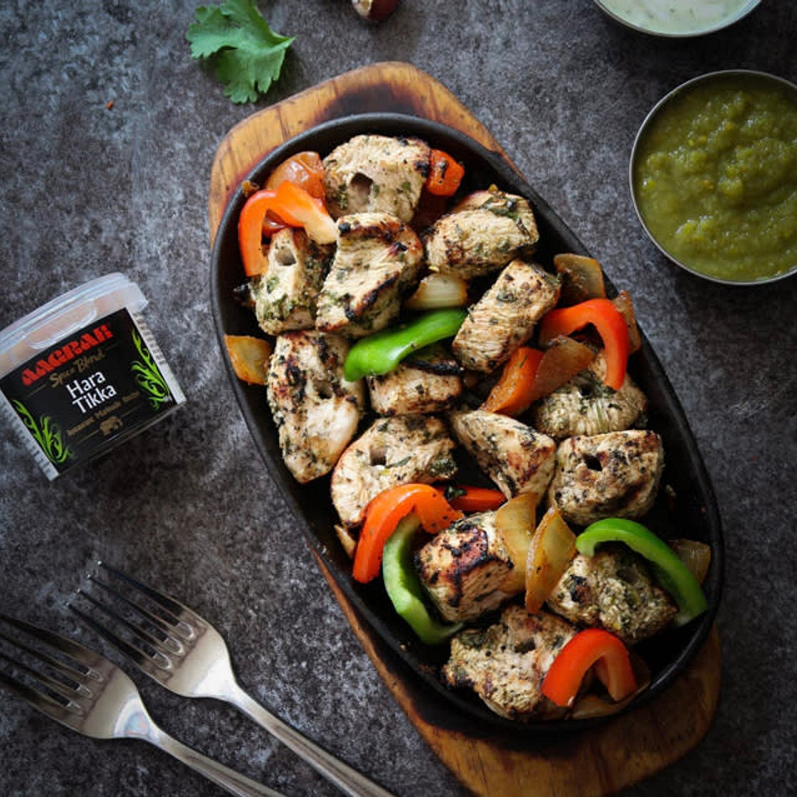 Chicken Hara Tikka - Air-fry Recipe