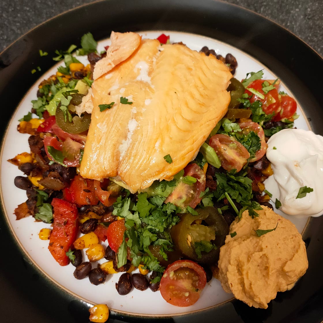 Salmon Tex Mex Bowl