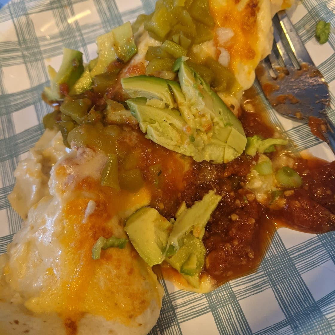 Chicken enchiladas