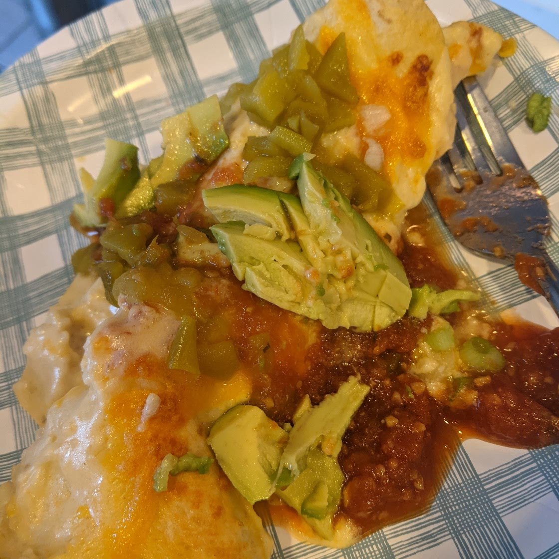 Chicken enchiladas