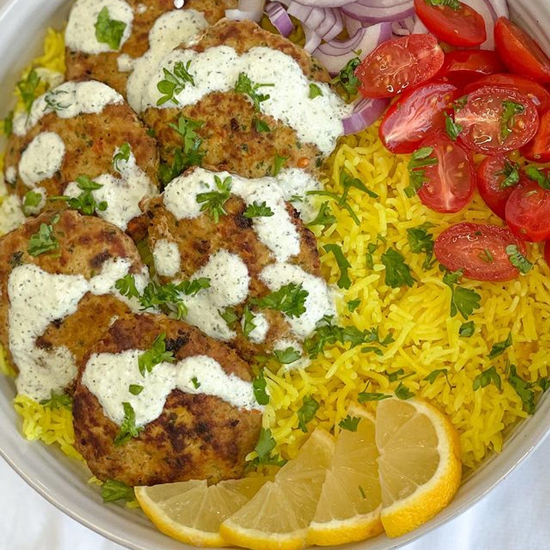 Chicken kofta patties