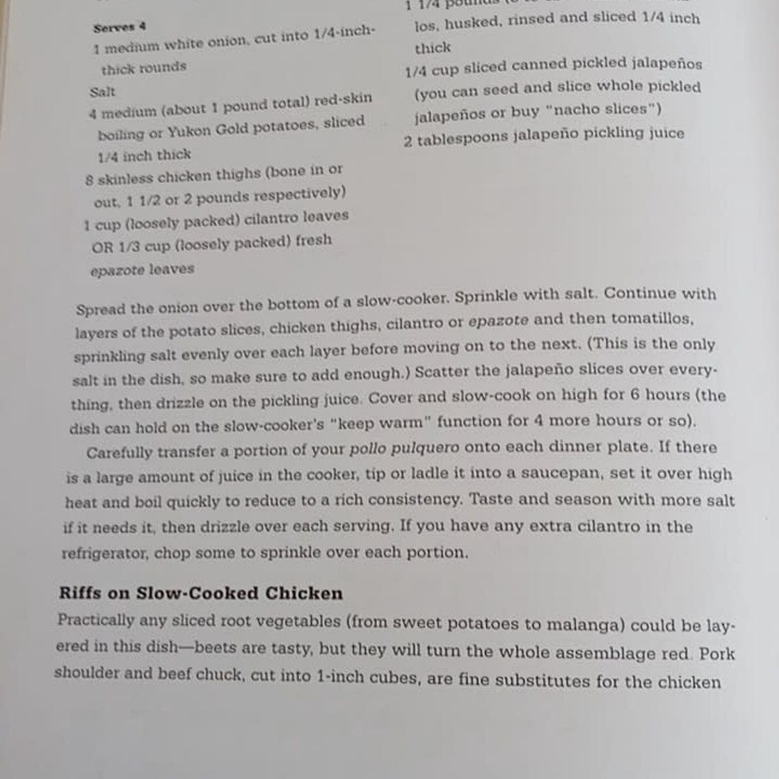 Chicken, Tomatillo, Sweet Potato Stew