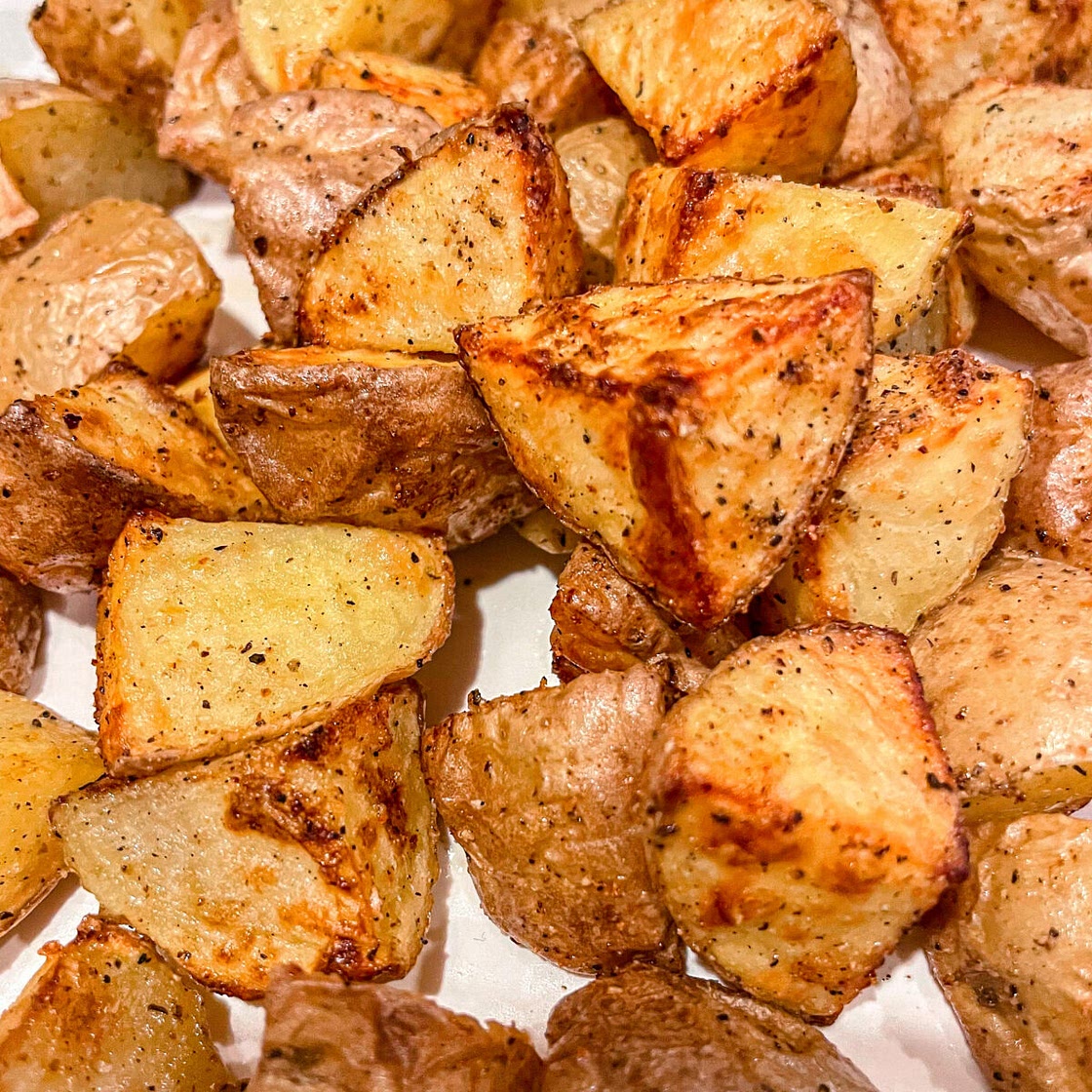 Extra Crispy Air Fried Potatoes
