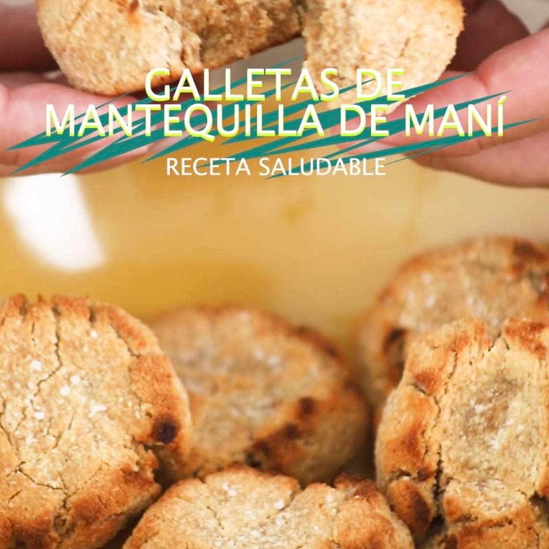 Galletas saludables de mantequilla de maní 