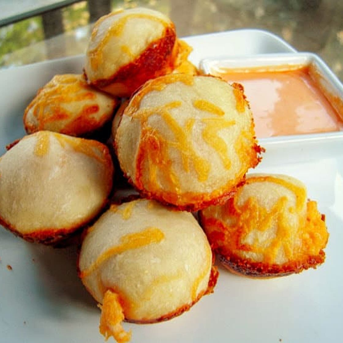 Buffalo Chicken Pizza Bites - Plain Chicken