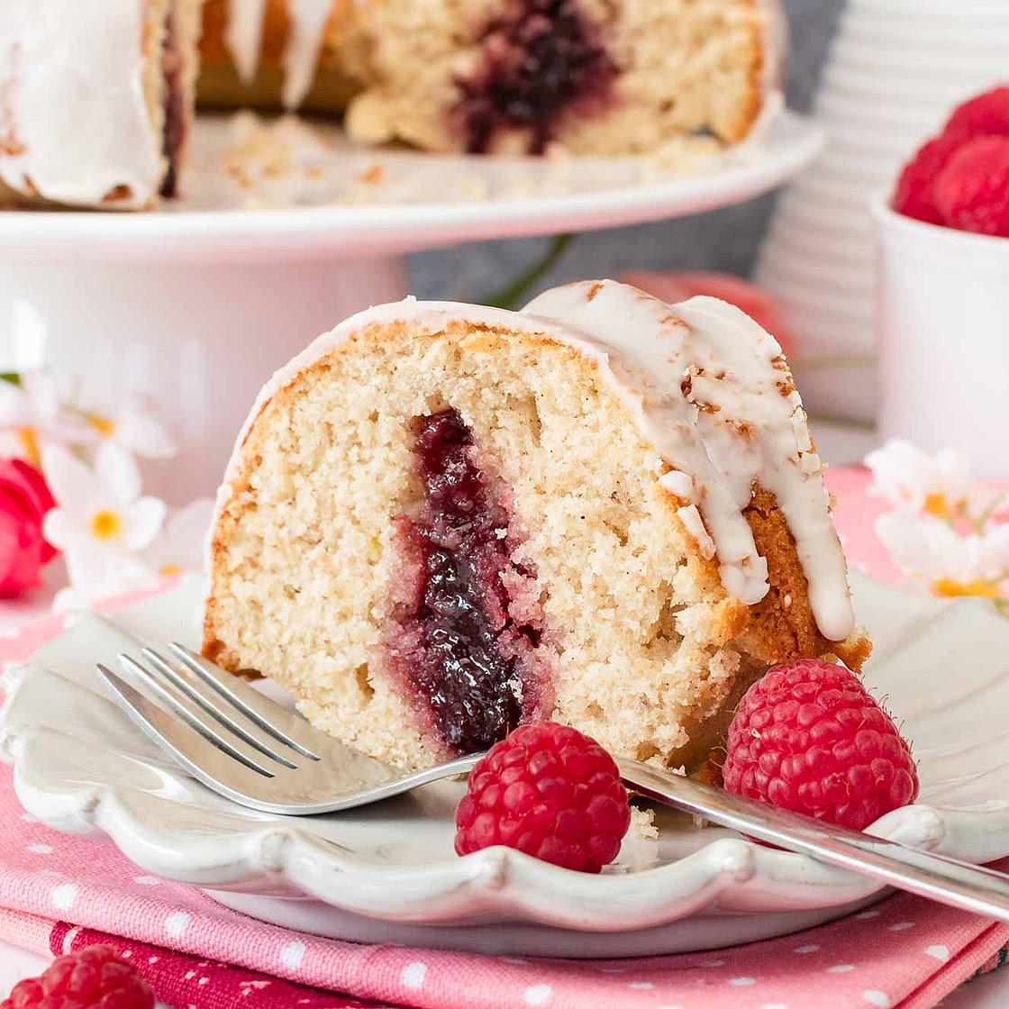 Jelly Donut Cake